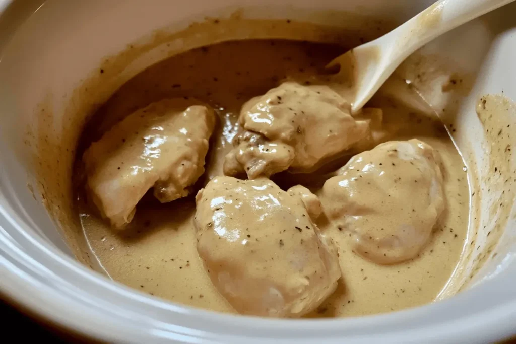 Crock Pot Chicken with Cream 1